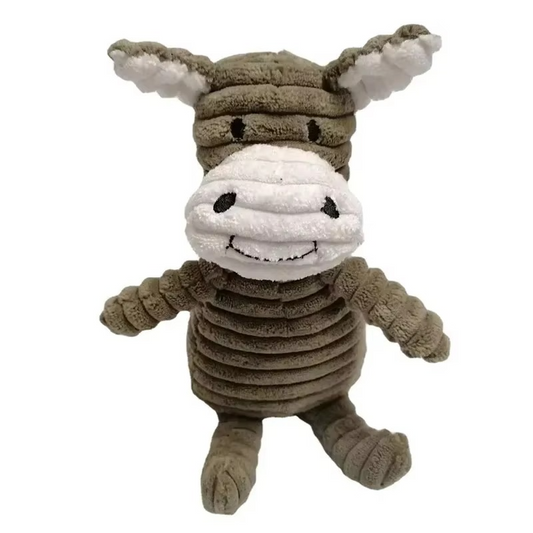 Juguete de burro de pana