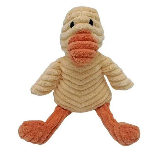 Juguete de pato de pana